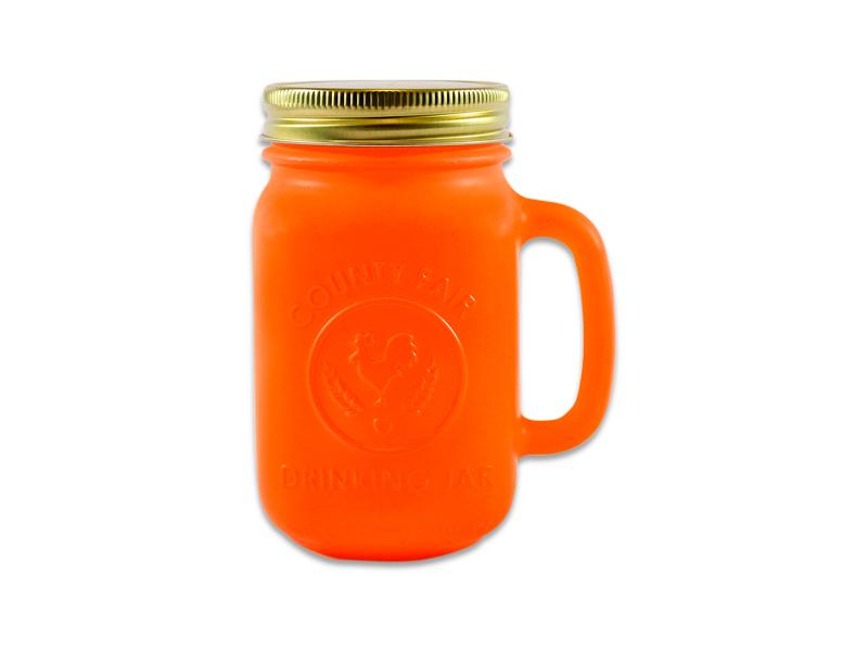 DRINKING JAR DURAZNO CON TAPA METALICA (1709079) MOD. B007 ( 3505084