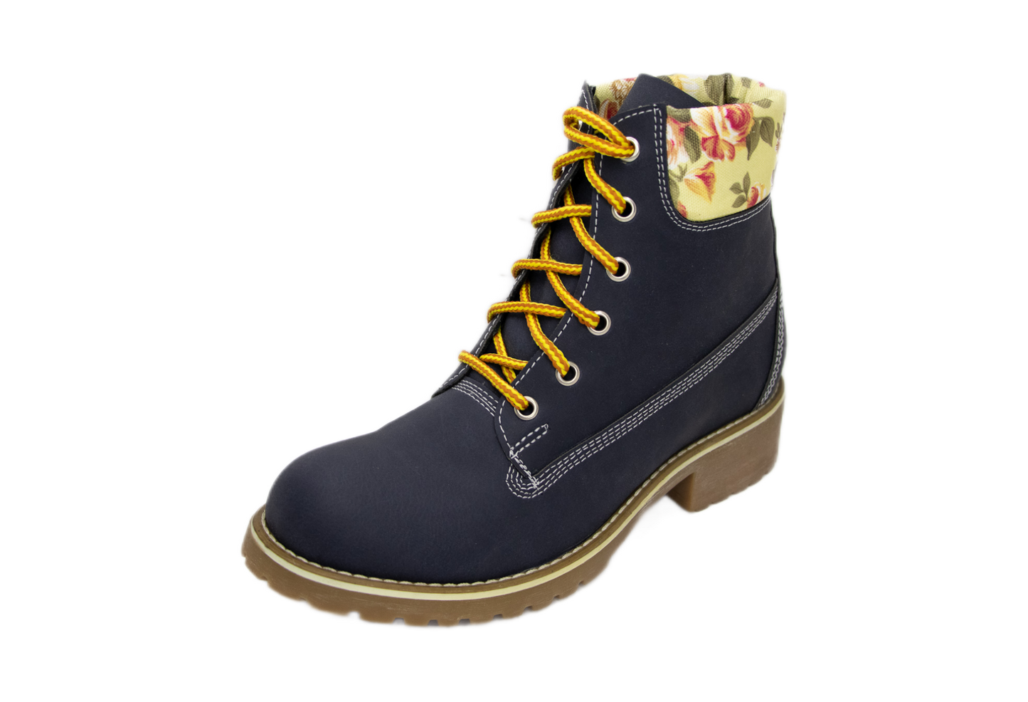 MANOLO - BOTA MUJER SIMIPIEL/TEXTIL AZUL MARCA D MARCO