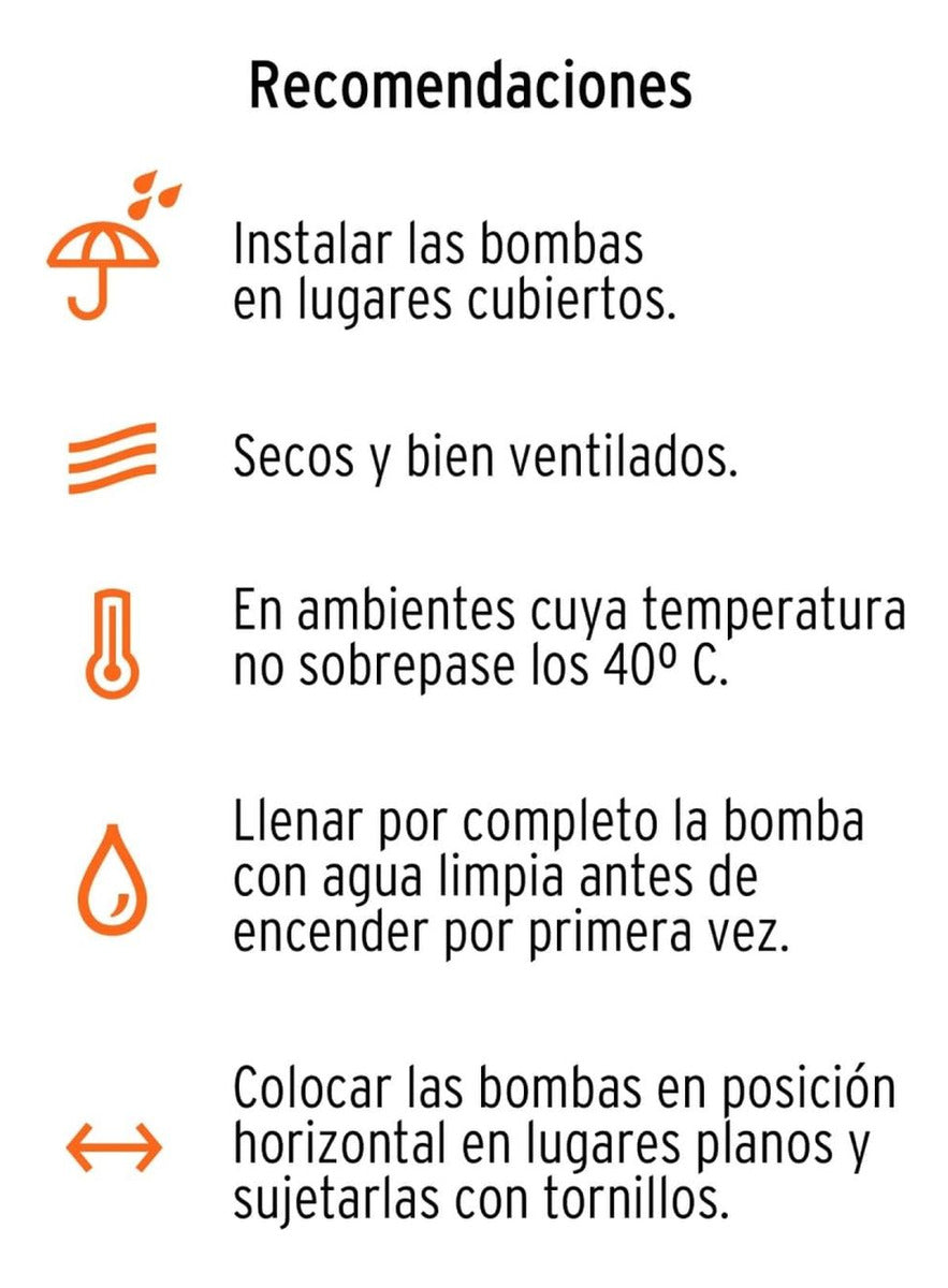 Bomba Para Agua Periférica 1/2 Hp Truper 12111