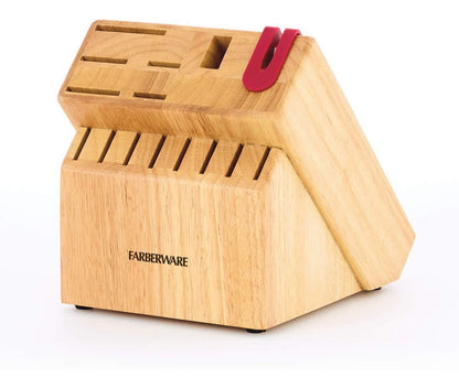 Bloque De Cuchillos Faberwere 15 Pzas Con Afilador Integrado