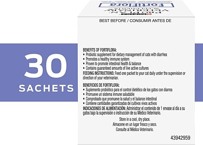 Veterinary Diets Fortiflora Felina 30 Sobres De 1gr C/u