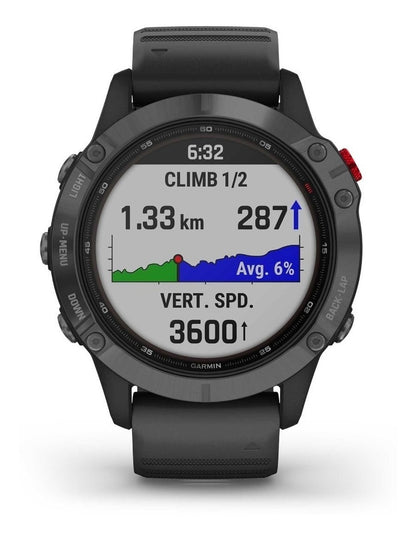 Garmin Fenix 6 Pro Solar Gris / Negro 47mm