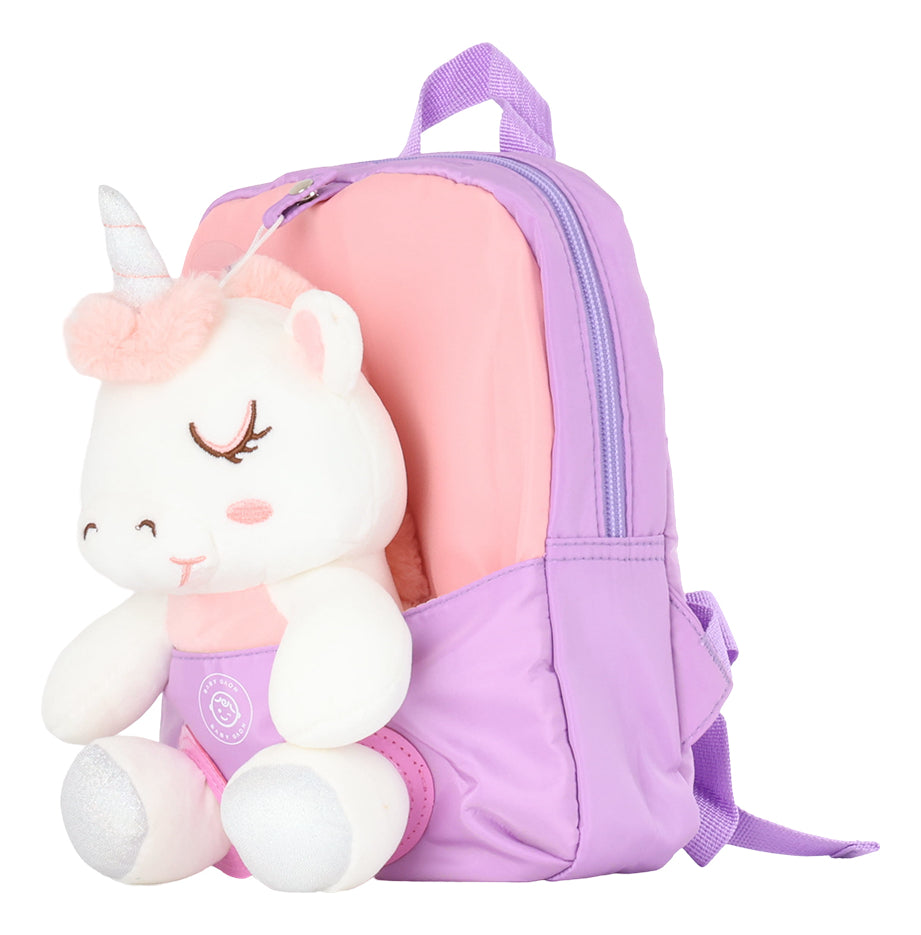 Mochila Infantil Preescolar De Peluche Desmontable Para Niño Niña