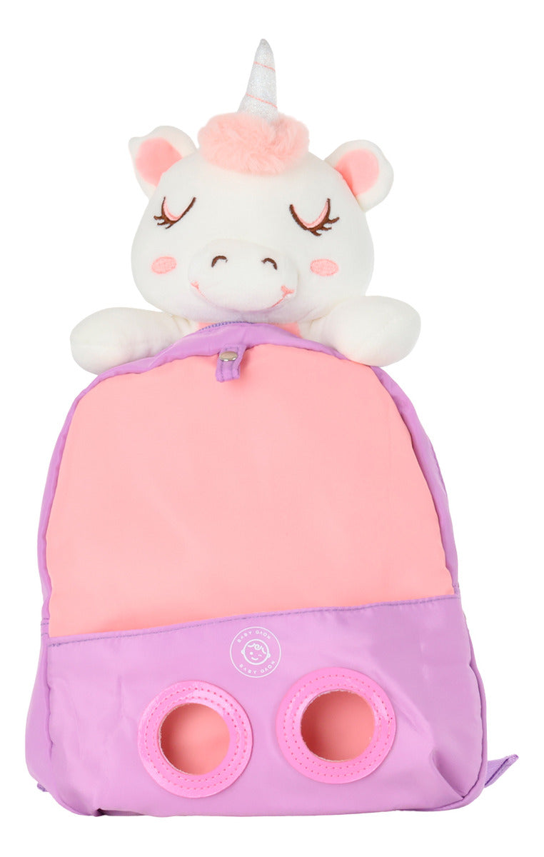 Mochila Infantil Preescolar De Peluche Desmontable Para Niño Niña