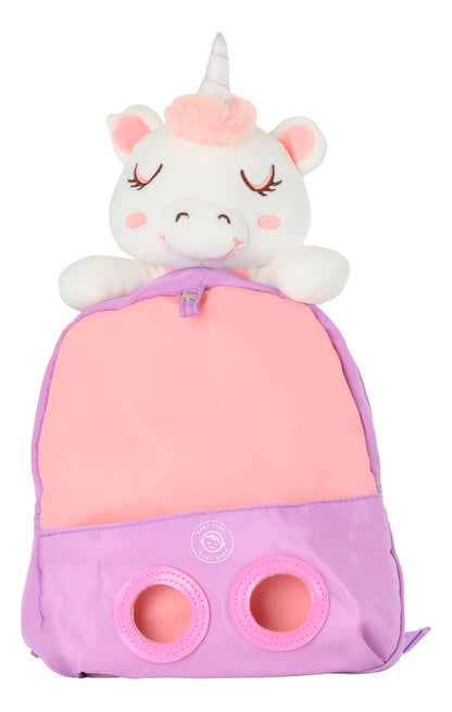 Mochila Infantil Preescolar De Peluche Desmontable Para Niño Niña