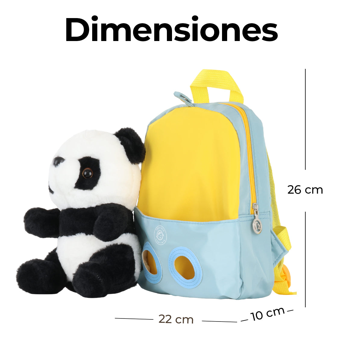 Mochila Infantil Preescolar De Peluche Desmontable Para Niño Niña