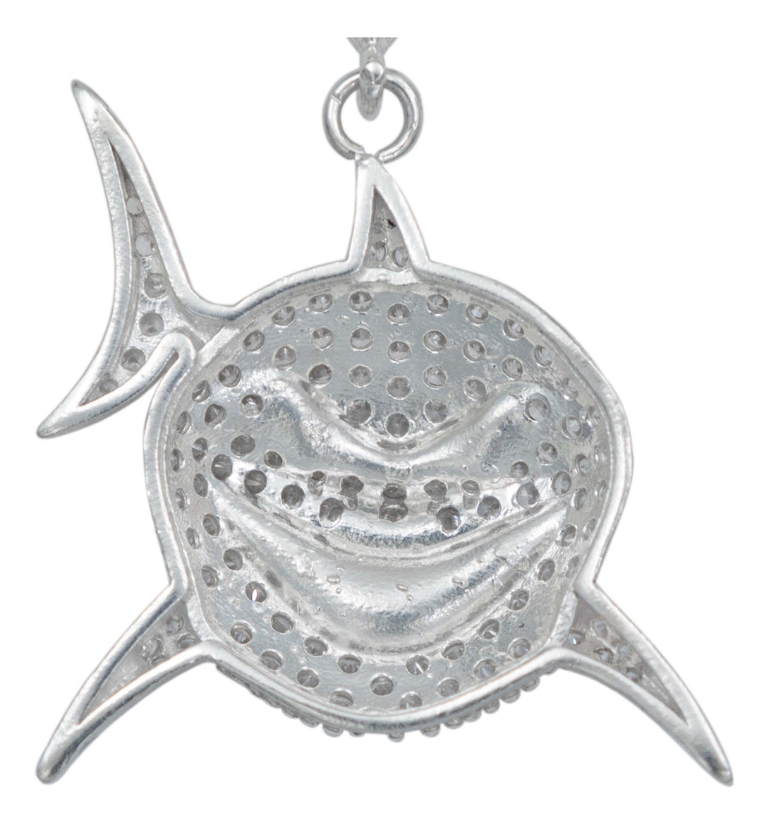 Dije Tiburon Zirconias Mar Oceano Hombre Regalo Plata 925