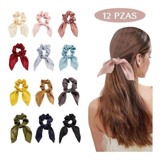 Ligas Para El Pelo 12 Pzas