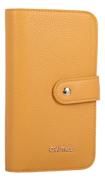 Cartera Mujer Wallet Crabtree E3436 Color Ocre Original