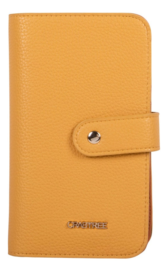 Cartera Mujer Wallet Crabtree E3436 Color Ocre Original