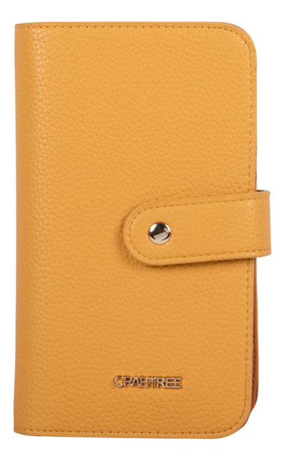 Cartera Mujer Wallet Crabtree E3436 Color Ocre Original