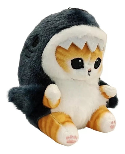 Gato Gatito Michi De Peluche Kawaii Con Disfraz Diseños 22cm