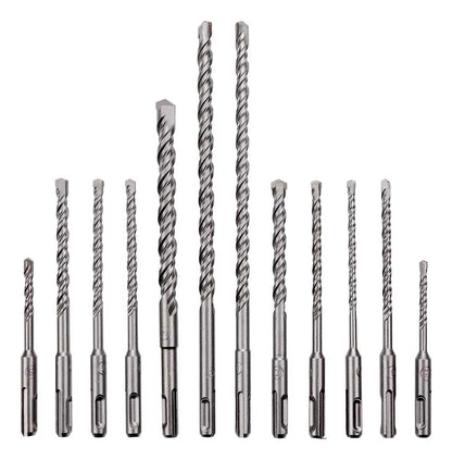 Juego Brocas Cinceles Sds Plus Para Martillo 17 Pzs +estuche