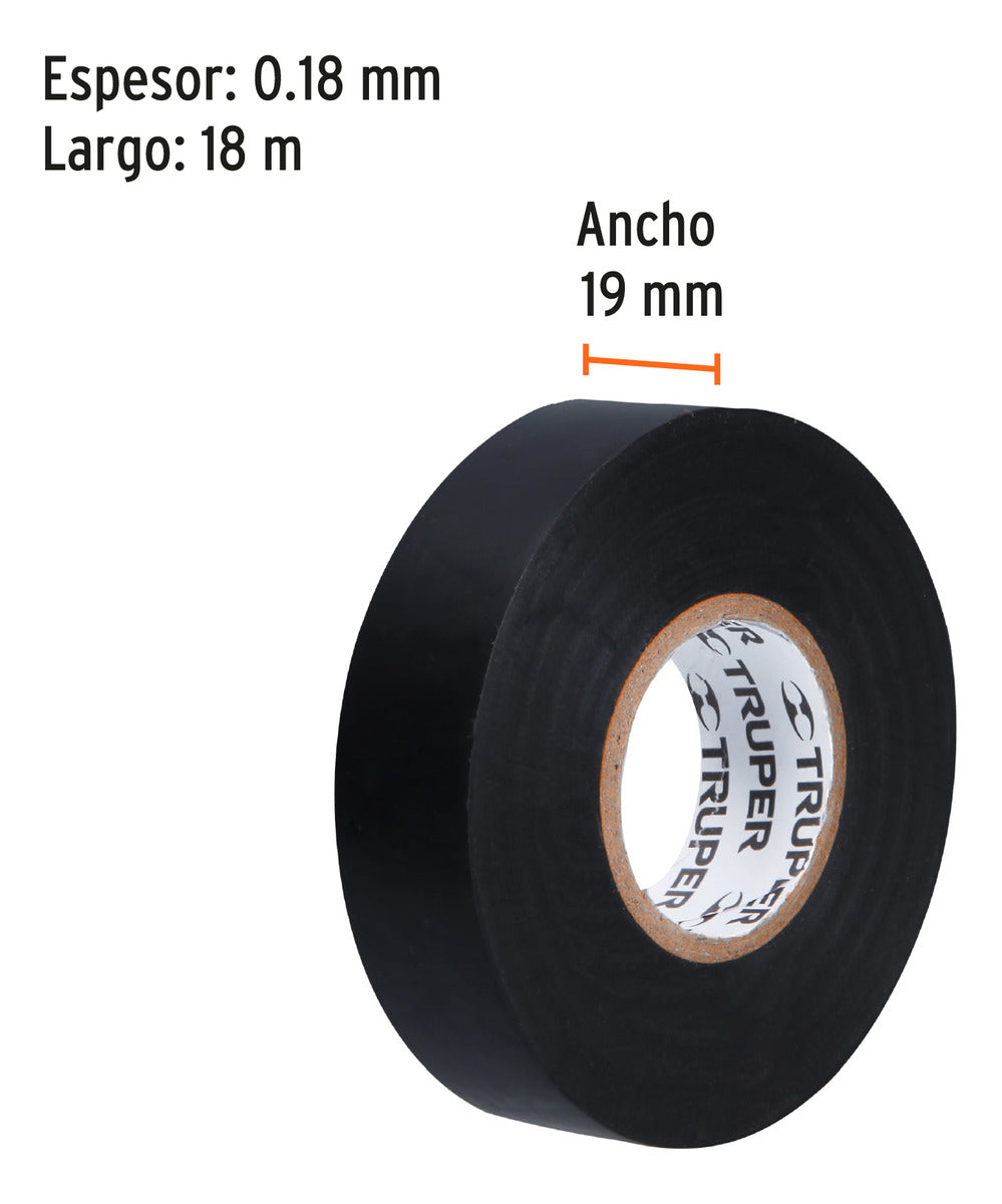 Cinta De Aislar # 33 18m Negra 12500