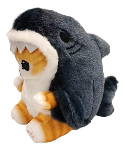 Gato Gatito Michi De Peluche Kawaii Con Disfraz Diseños 22cm