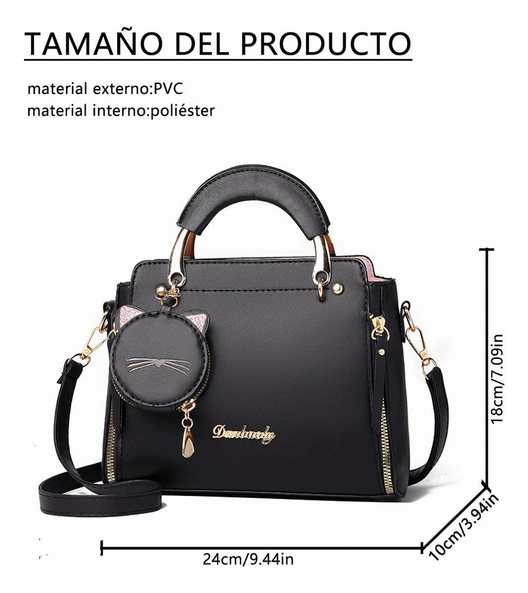 Bolso De Mano Diagonal De Gran Capacidad A La Moda