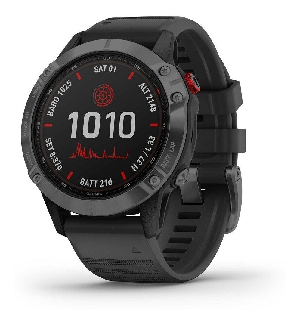 Garmin Fenix 6 Pro Solar Gris / Negro 47mm