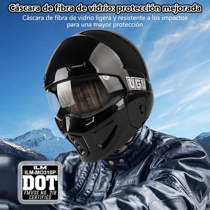 Guantes + Casco Motocicleta