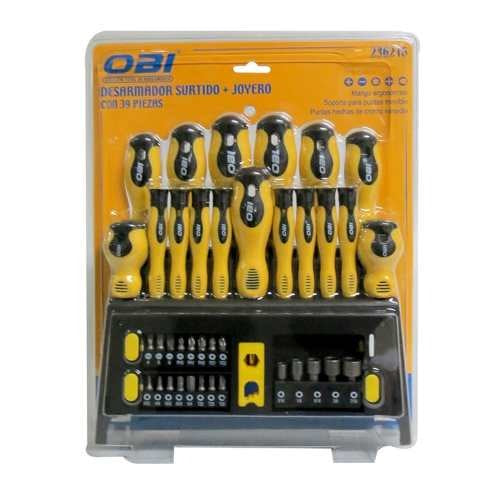 Desarmador Surtido De Joyero * Con 39 Piezas Y Organizador